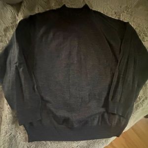 TAGIO MENS XL BLACK MOCKNECK SWEATER